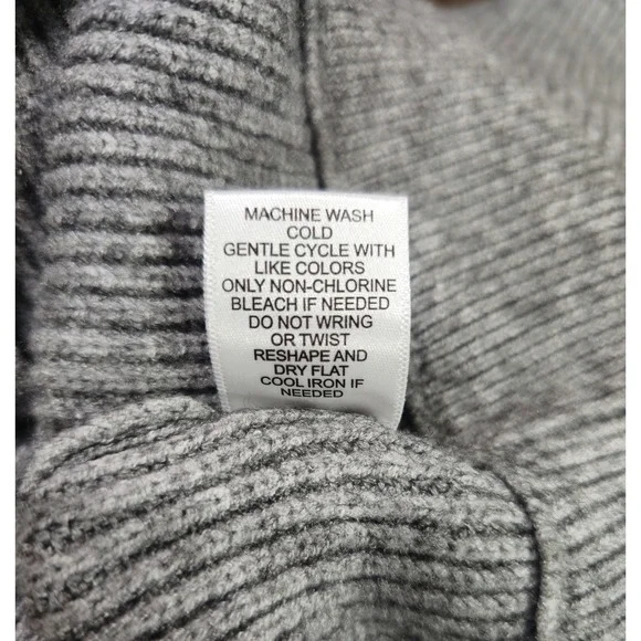 SINCERELY JULES Grey Ribbed Knit Hoodie and Pants Lounge Set Pants Size S EUC - Picture 9 of 9